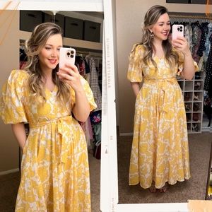 MAXI DRESS IN YELLOW